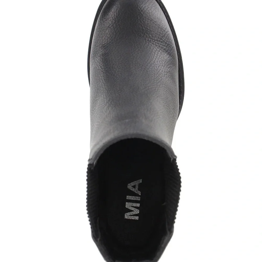 MIA Black Chunky Heel Jody Bootie in Black Women’s size 9 - Picture 9 of 14